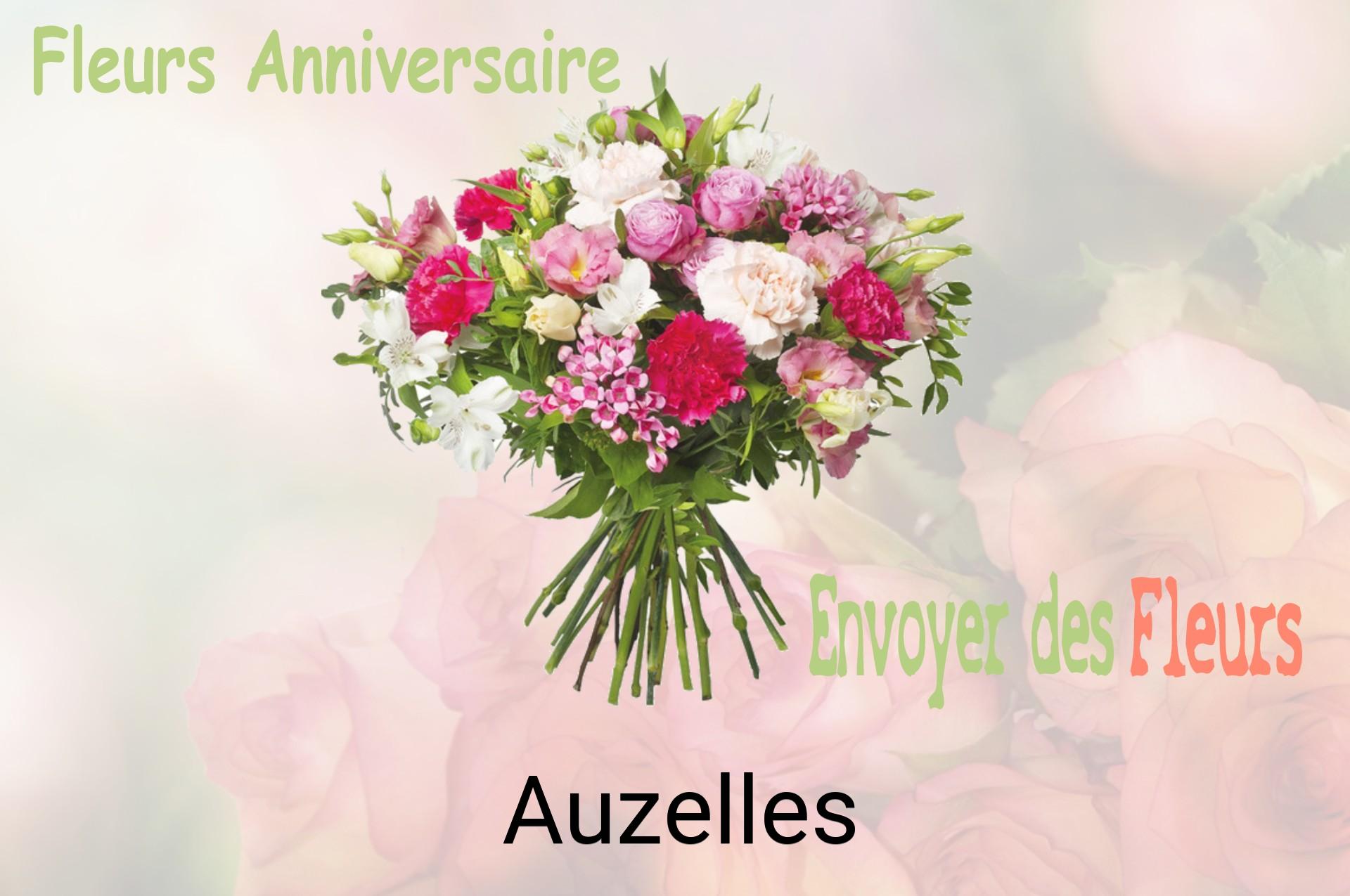 Bouquet de fleurs d’anniversaire livré à Auzelles