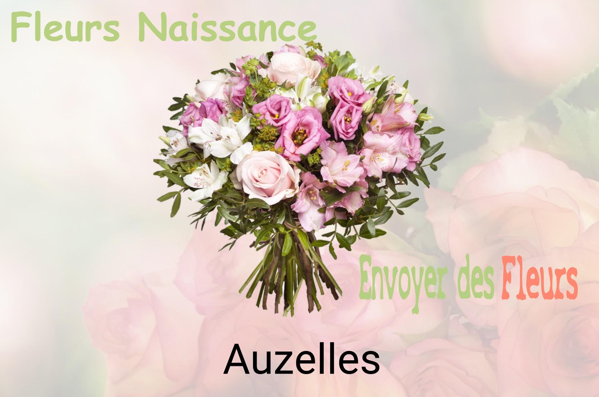 Bouquet de fleurs de naissance livré à Auzelles